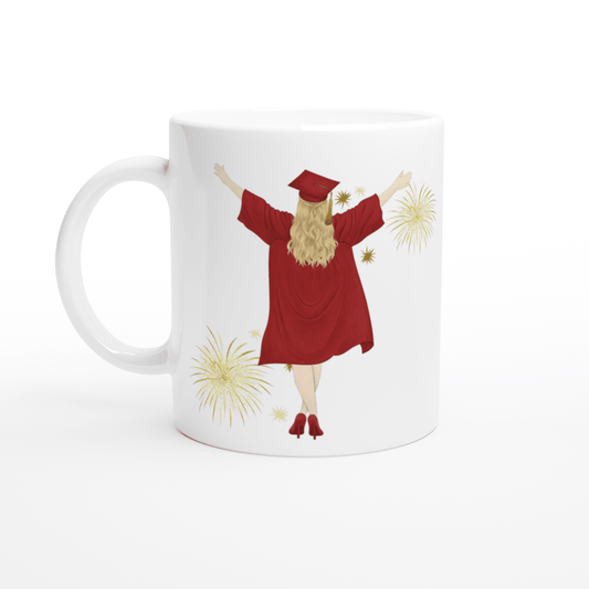 Personalised Graduation Mug – Custom Avatar & NZ Uni Map
